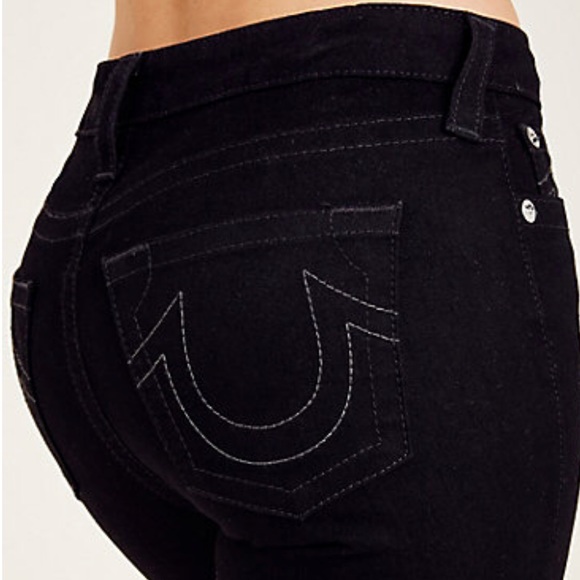 True Religion Denim - True Religion | 9” Low-rise Skinny Black Jean